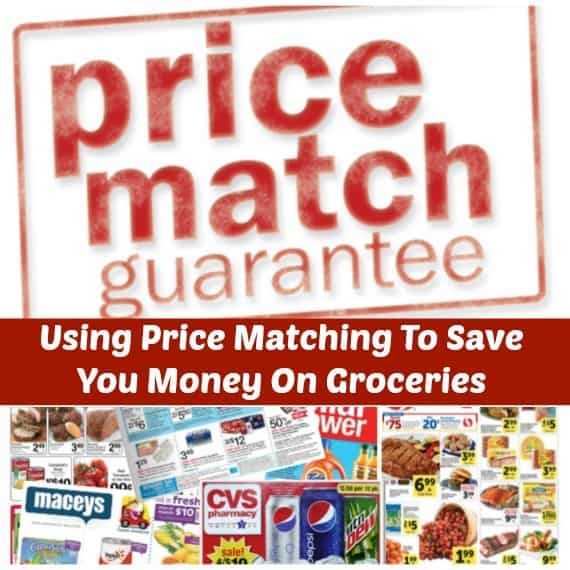 price matching to save you money on Groceries. includes tips for price matching, places you can price match, and how price matching can save you more then just at the grocery store!