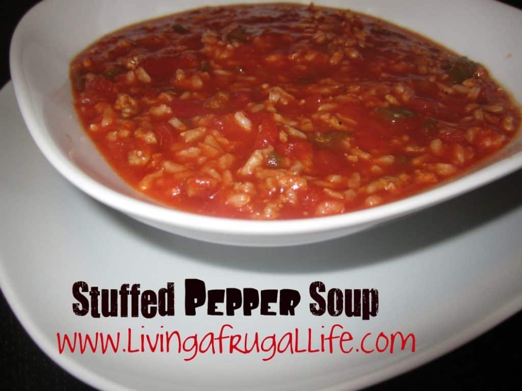 Frugal Recipe: Stuffed Pepper Soup