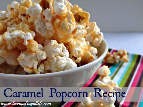 Healthy Caramel Popcorn Recipe