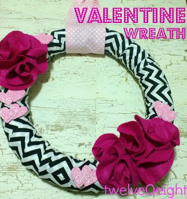 valentine heart wreath