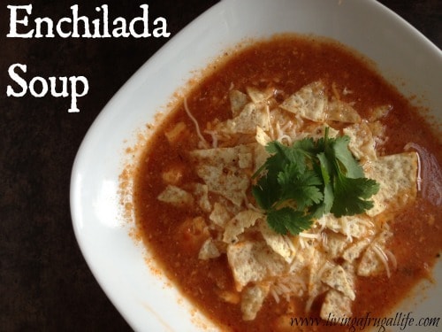 This is a favorite soup in our house! it is make with tomatoes, chicken, spices and more! It is great with sour cream, cheese and chips on top!