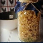 Everyone loves a cheap healthy meal of a bowl of chicken noodle soup. This recipe includes chicken, garlic, egg noodles, onion, and other spices. Great for a gift or a make ahead meal!