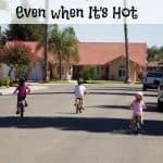 Getting Your Kids Outside When It is Hot