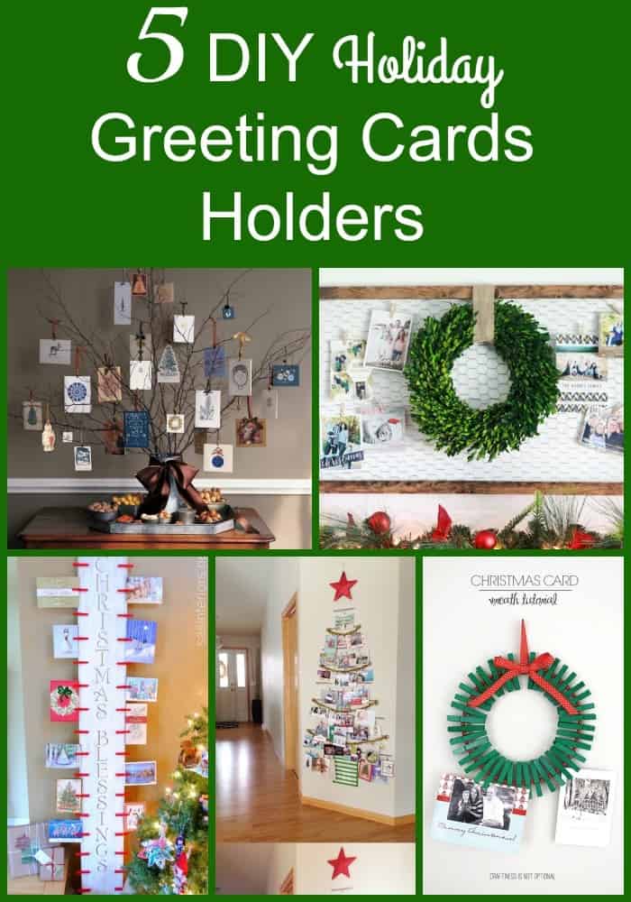 Holiday greeting cards are not a thing of the past! More and more people are sending out pictures and lots of other holiday treats! Have an organized spot in your house for them by using these holiday greeting cards decor ideas!