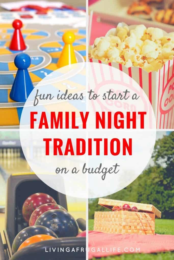 Are you looking for ideas to have a family night on a budget? These fun ideas are easy to do and don't take much planning!