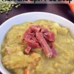 Ham and Split Pea Soup on a budget