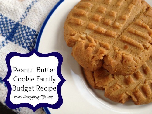 2 Peanut Butter Cookies on a plate with text that says pPeanut Butter Cookie Recipe