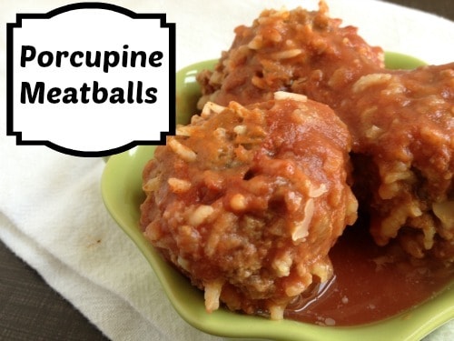 Porcupine Meatballs