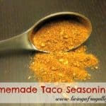 Homemade taco seasoning recipe