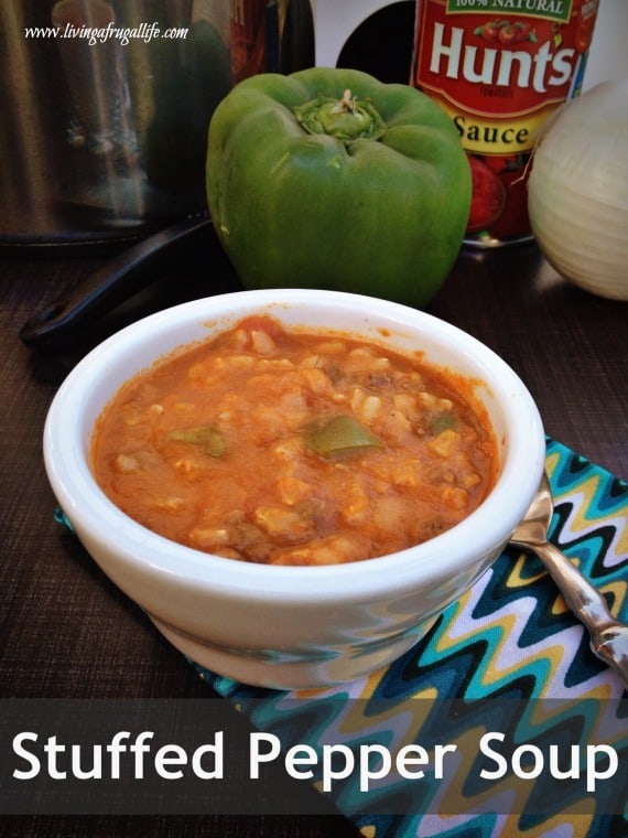 The Best and Easiest Stuffed Pepper Soup Recipe Ever!