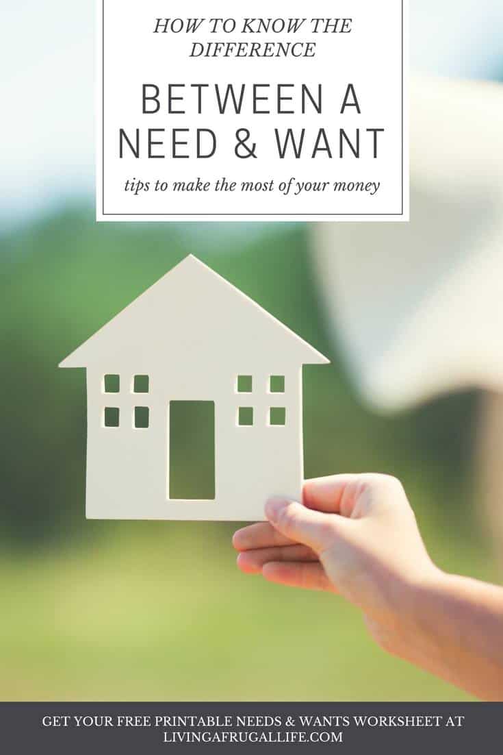 Know the difference between need and want using this needs and wants list is a perfect Budgeting printable. This needs vs wants budget worksheet has info on what is the difference between needs and wants. Knowing what is needs and wants can help you to focus your budget.