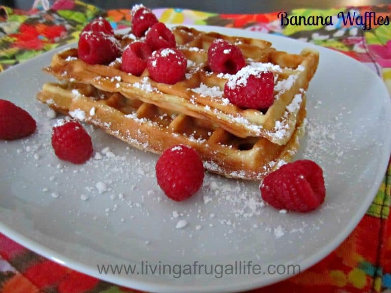 Healthy Recipe: Banana Waffles