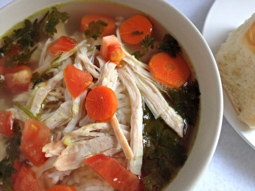 Mason Jar Chicken Noodle Soup - Delicious Living