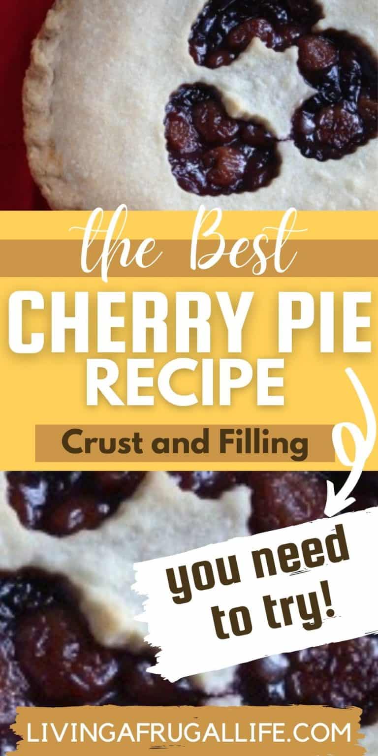Easy Homemade Cherry Pie Recipe: Filling and Crust Recipe Included