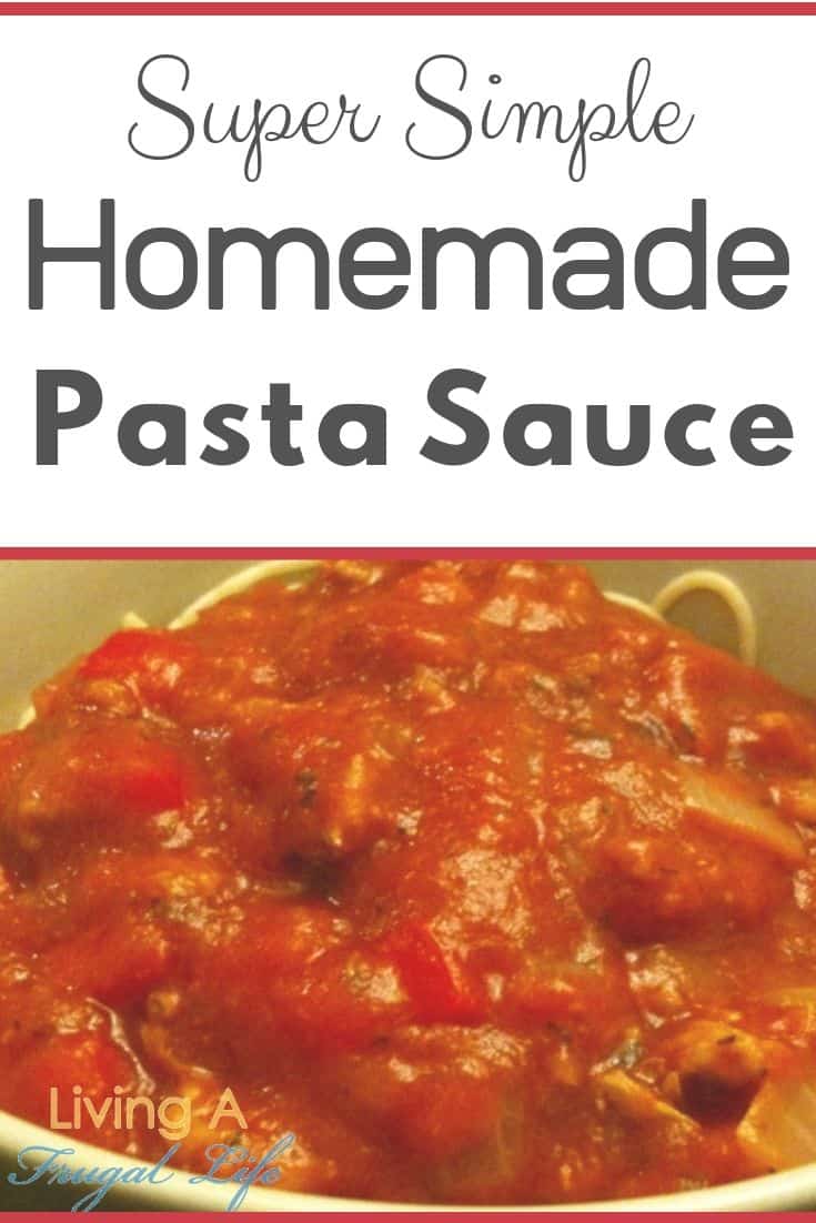 Super Simple Homemade Spaghetti Sauce Recipe