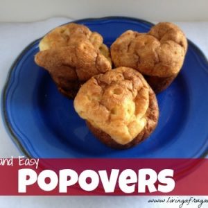 Quick and Easy Popovers