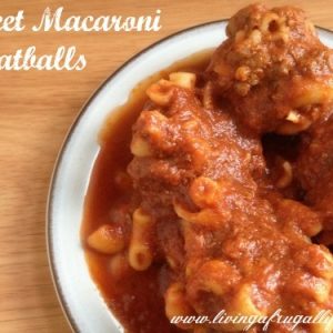 Sweet Macaroni Meatballs