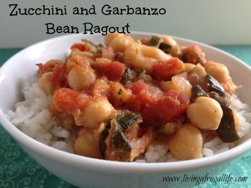 Healthy Zucchini and Garbanzo Bean Ragout Recipe