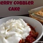 frugal cherry cobbler cake recipe