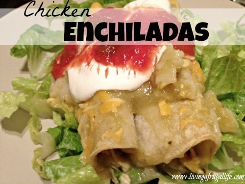 Low Budget Cooking Chicken Enchiladas