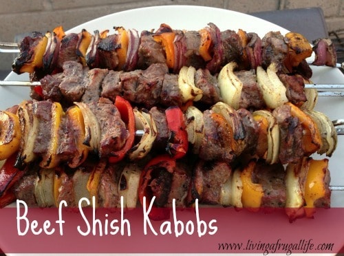 Beef Shish Kabob Quick Dinner For Two