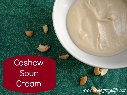 Cashew Cream Recipe: A Dairy Free Sour Cream Substitute