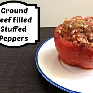 Stuffed Peppers Ground Beef Filled