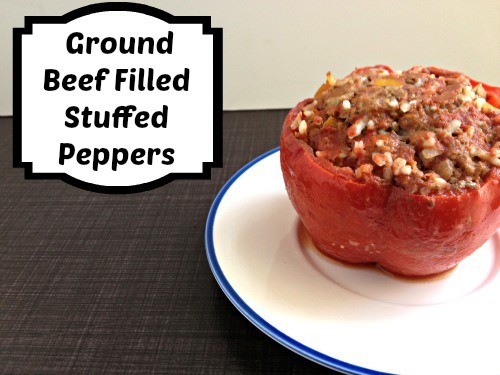 Quick and Easy Stuffed Peppers with Ground Beef