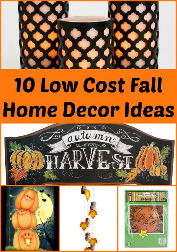 10 Low Cost Fall Home Decor Items