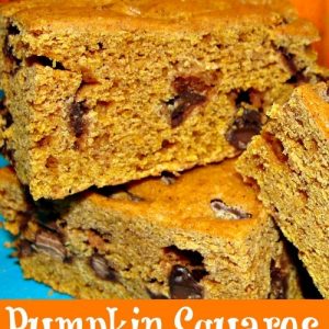 Frugal pumpkin squares Recipe