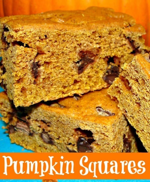 Frugal pumpkin squares Recipe