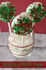 Christmas Sweets: Easy Christmas Oreo Cookie Pops Recipe