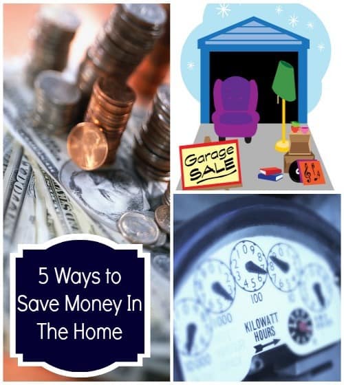 5 Ways to Save Money In The Home