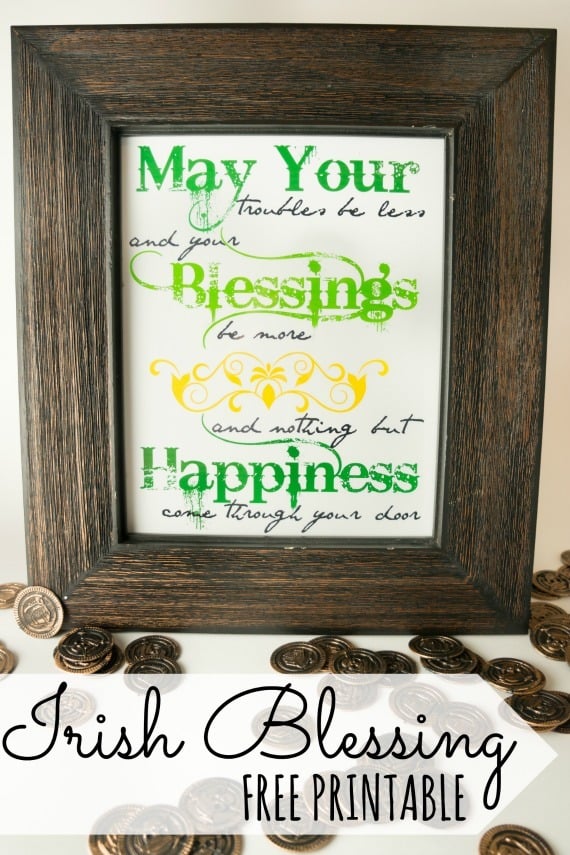 Irish Blessing Printable Art