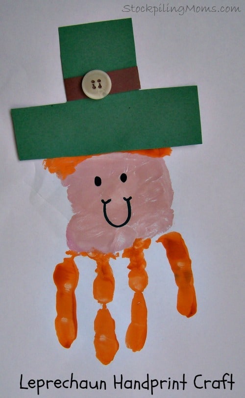 Leprechaun Handprint Craft