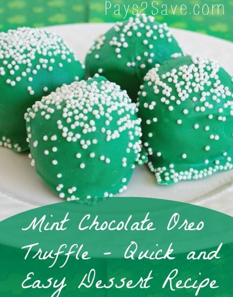 Mint Chocolate Oreo Truffle