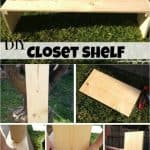 How to Build A DIY Free Standing Single Shelf or Multiple Shelves