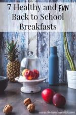 Are you looking for new breakfast ideas for back to school? These 7 back to school breakfast ideas include fruit, nuts, grains and yogurt.