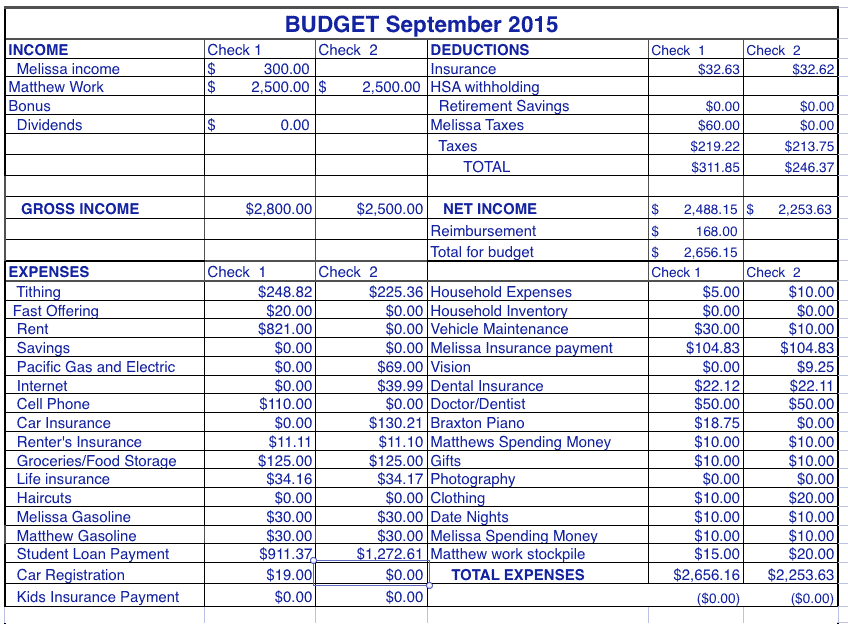 Check out how a family of 6 can make a budget work for them!