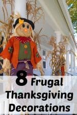 These 8 frugal decorationsto make at home with give you quick and fun decorations for the thanksgiving holiday.