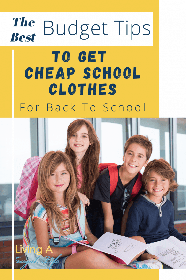 4 of The Best Budget Tips to Get Cheap School Clothes For Back To School